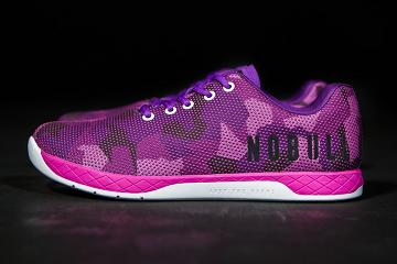 Women's Nobull Camo Trainers Purple | SG F2812D